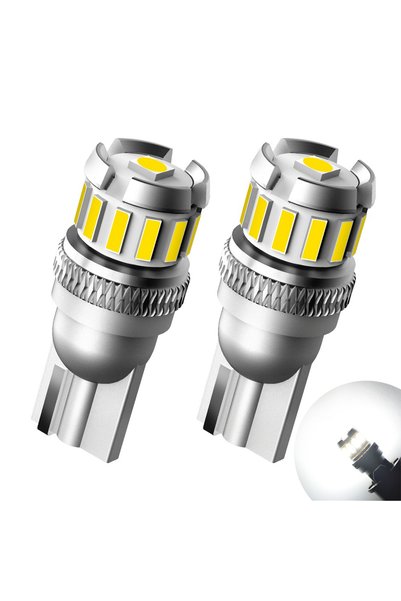 Choice 6500K White AUXITO 2Pcs Canbus T10 LED White W5W LED Bulb No Error Car...