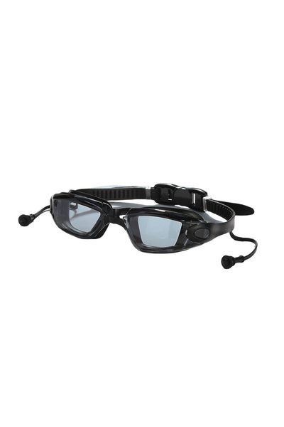 choice2 Adults Black Professional Swimming Goggles with Conjoined Earplugs HD...