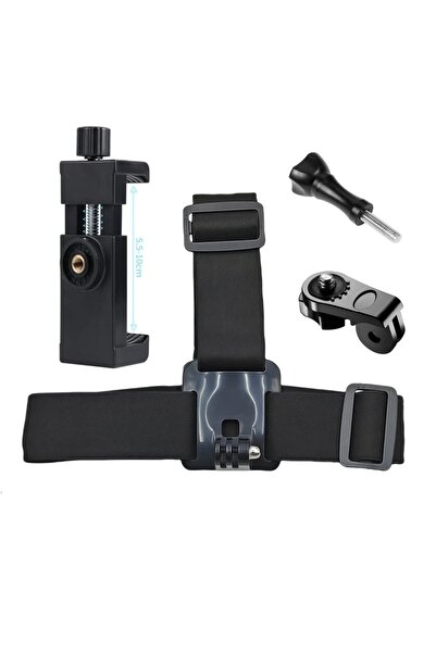 Choice black color Head Strap Cell Phone Holder Headband Mounting Kit Cell Ph...