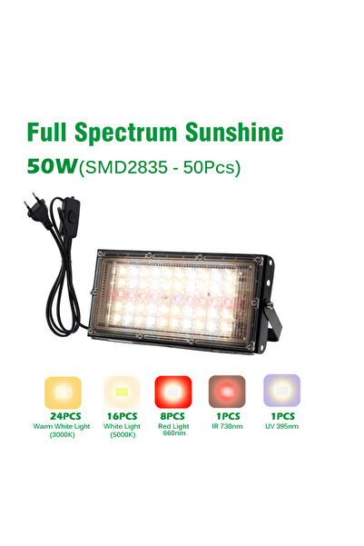 Choice Sunlight 50W Full Spectrum LED Grow Light 50W 100W Imitated Sunlight P...