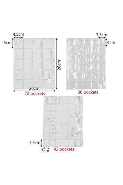 Choice 20 30 42 pockets Collection Money Album Case Classic Coin Holder Sheet...