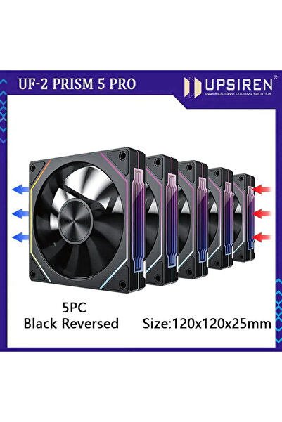 Choice10 A-RGB أخرى BK معكوسة 5 قطع UPSIREN UF-2 PRISM 5 PRO 12CM ARGB حجم هو...