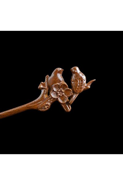 Choice Style C Women's Luxurious Wood Carved Hair Accessory Elegant Collar Bi...
