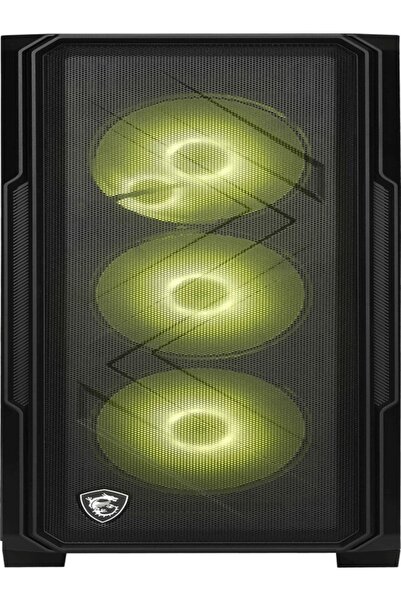 MSI MAG FORGE 151A B75 Black 4x ARGB Fan USB 3.2 Mid Tower Gaming (Oyuncu) Kasa