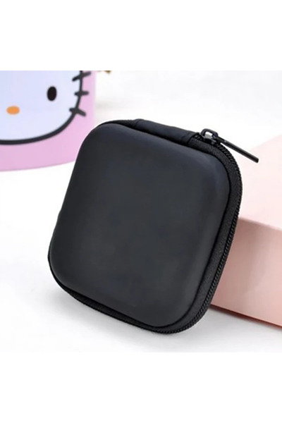 Choice Black 1-4pcs Portable Shockproof Headphone Case Earphone Bag Headset S...
