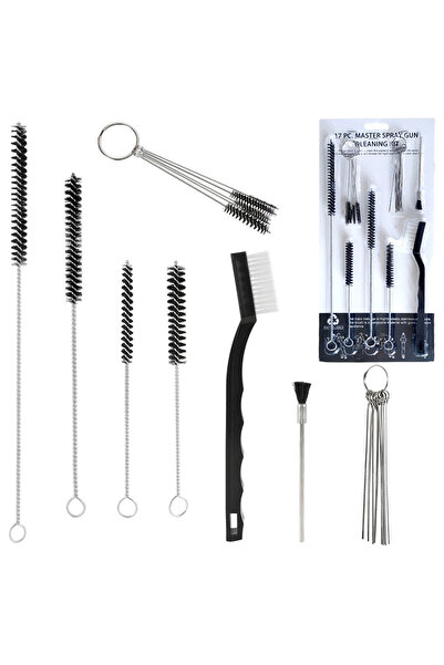 Choice WENXING 17Pcs Airbrush Spray Guns Nozzle Cleaning Repair Tool Kit Need...