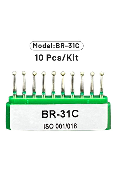 Choice27 BR-31C AG 1 Box Dental Diamond Burs Drill for High Speed Handpiece D...