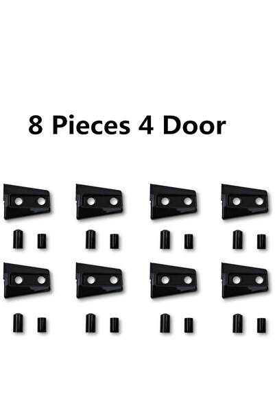 choice2 8 PCS 4 Door JK 4-Door Door Hinge Covers Protector Trim Kit for Jeep ...