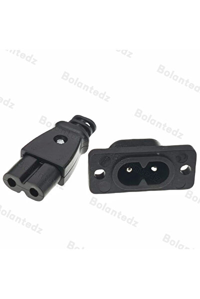 Choice 1 Pair Bolantedz 1Pcs C8 male power socket C7 female plug power outlet...