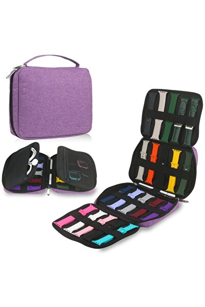 Choice Purple Watch Band Case, 20 Watch Band Organizer Compatible with Watch ...