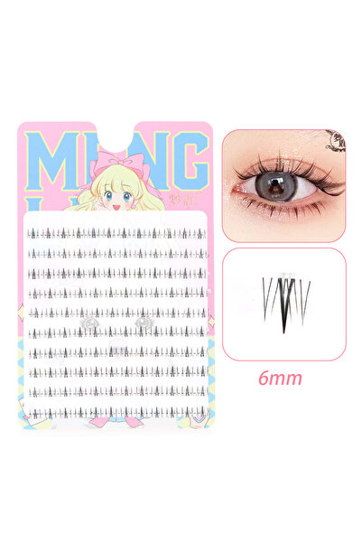 Choice4 5-6mm 0.07mm N10 10 Rows 5-7mm Air Lower Eyelashes Fairy Fake LashesS...