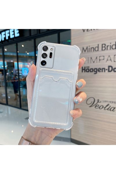 Choice40 غطاء هاتف شفاف مع حامل بطاقة لهاتف Redmi Note 13 Pro 5G، مناسب أيضًا...
