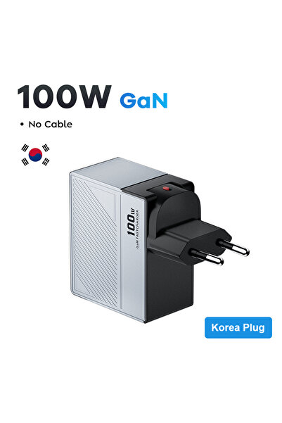 Choice Korean Plug 100W GaN Charger PD QC USB Fast Charger Type C Quick Charg...