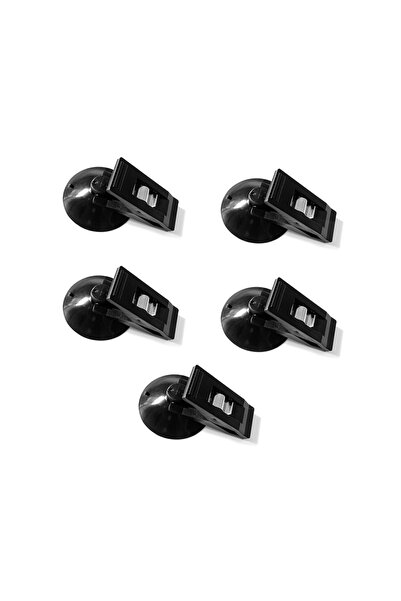 choice2 5pcs Black 10PCS Car Window Sucker Clips Hook Car Interior Plastic Cl...