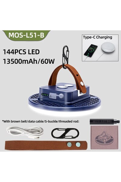 Choice Blue-MOS-L51 MOSLIGHTING Rechargeable Camping Lights Outdoor Magnetic ...