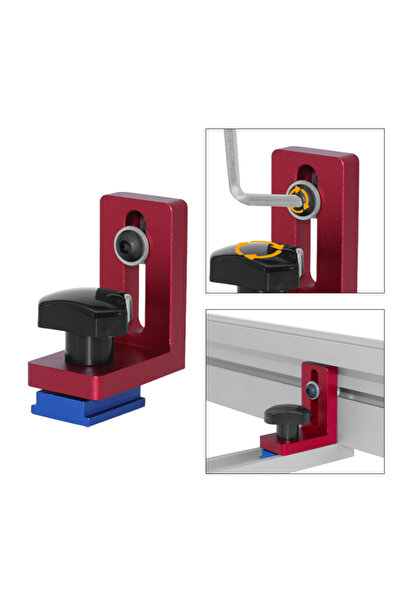 Choice Type 1 Connector Aluminium Profile Fence 75 Type Miter Track T-track B...