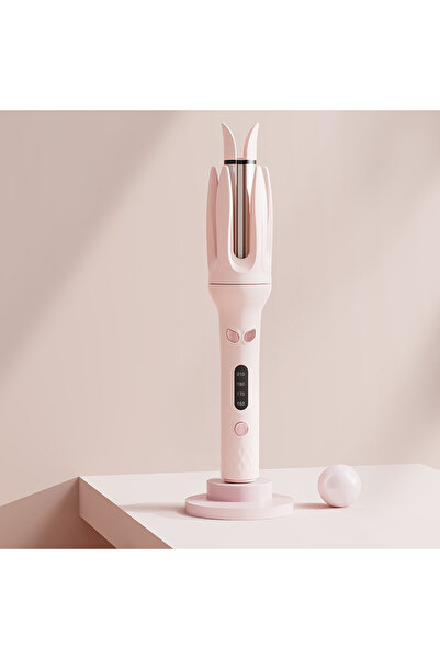 Choice8 UK Pink Automatic Hair Curler 28mm Negative Ions Electric Ceramic Cur...