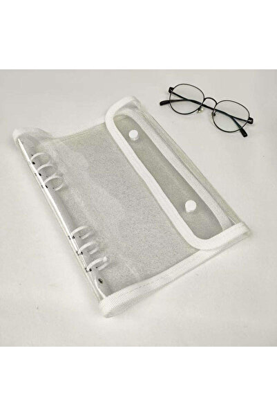 Choice3 Shell book-white A5 Binder Double-Buckle Cover 10pcs Refill Sleeves B...