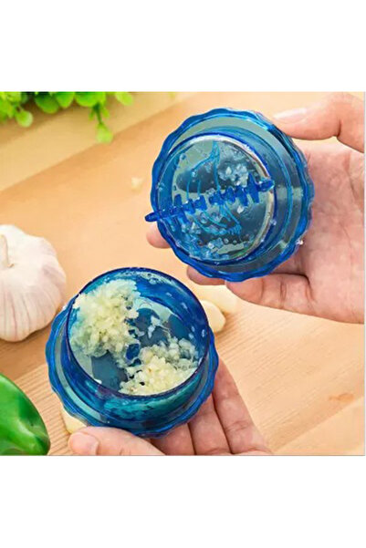 Choice1 blue New Kitchen Multifunctional Garlic Crusher Manual Garlic Press R...
