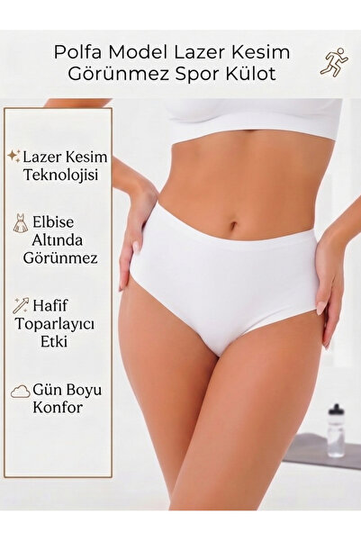 MİSTİRİK Polfa Model Lazer Kesim Dikişsiz Iz Yapmaz Bato Külot Spor Korse Bey...