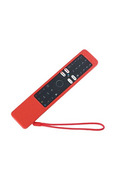 Choice Red Silicone TV Remote Cover Anti-Drop Protective Case Anti-Scratch Pr...