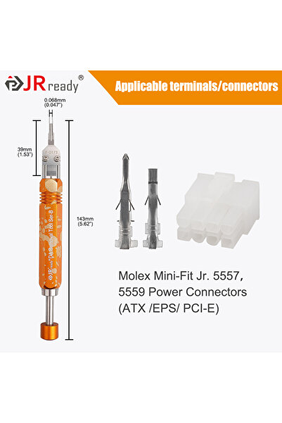 Choice DAP-D173 JRready Ejector Rod Pin Extractor,Mini-Fit Jr Extraction Tool...
