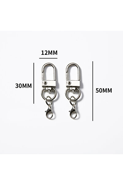 Choice 10 pcs Sliver 10/50/100 pcs Metal Colorful Alloy Snap Lobster Clasp Ho...