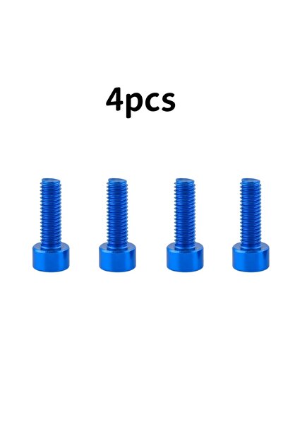 Choice Blue-4pcs 4 Pieces Water Bottle Cage Bolts Holder Screws Hex Socket Sc...