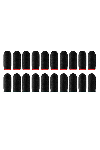 Choice 20PCS Red 20pcs Game Finger Sleeve Breathable Fingertips For Games Ant...
