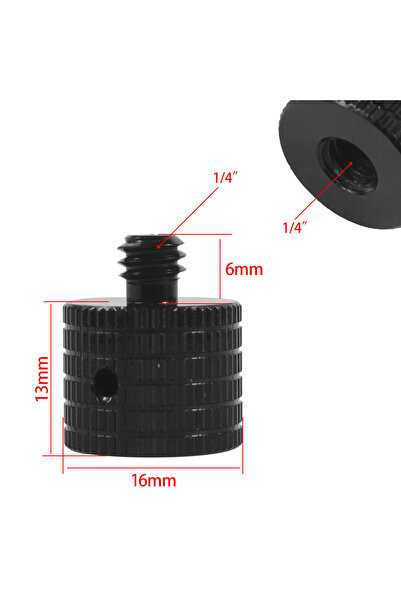 Choice 14 M to 14 F Reinforce Camera Conversion Screw Adapter 1/4 to 3/8 M4 M...