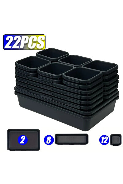 Choice 22PCS(12S8M2L) Drawer Organization 8/26/47pcs Tool Tray Tool Box Organ...