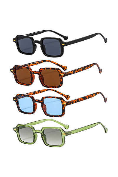 Choice11 MULTI 1347 Luxurious Rectangle Sunglasses Women Oval Vintage Brand D...