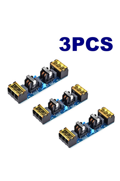 choice2 25A 3PCS 25A Power Filter EMI High-frequency Two-stage Power Low-pass...
