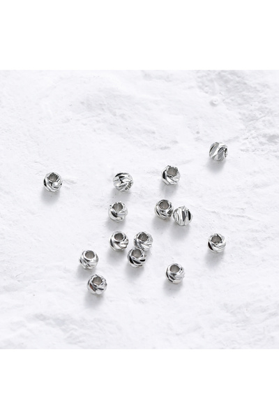 Choice 2.5mm-50Pcs Platinum style01 20pcs/lot 18K Gold Plated Striped Cut Flo...