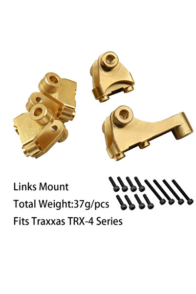 Choice 13 1/10 RC Crawler TRX-4 Brass Heavy Duty Counter Weight Set Portal Dr...