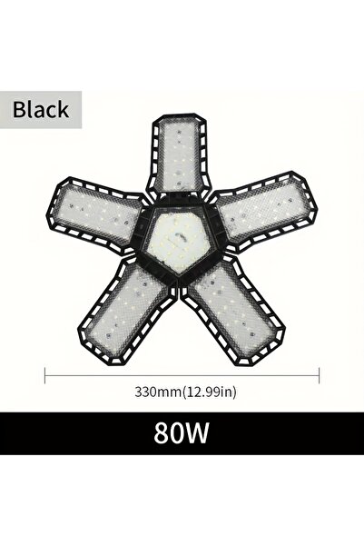 Choice 220V(175-265V) Warm White 3200k 5 Leaf Deformable LED Bulb Garage Ligh...