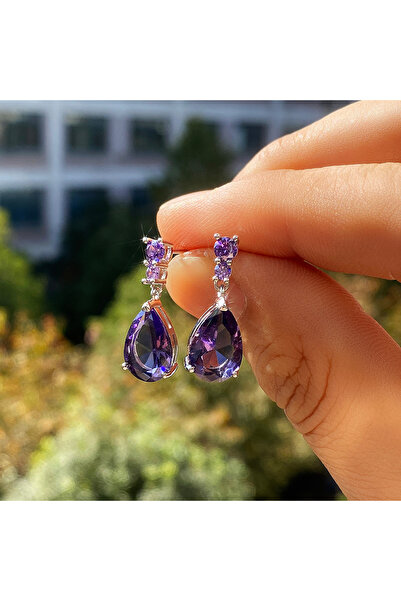 Choice E433 Huitan Gorgeous AAA Cubic Zirconia Water Drop Charm Women Drop Ea...