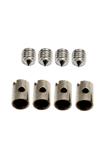 Choice 8pcs Solderless Cable Nipples 5mm Throttle Choke for Motorcycle Scoote...