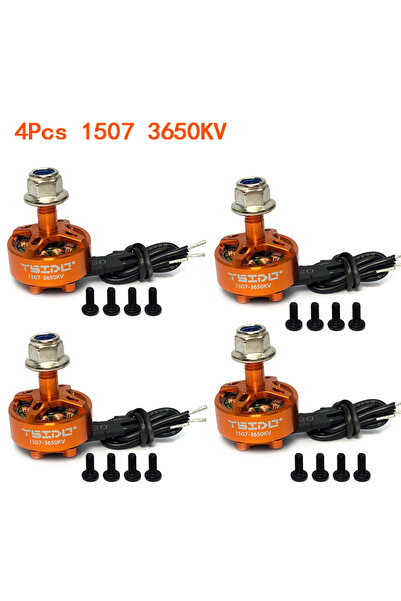 Choice 4Pcs 1507 3650KV 4Pcs /1PCS YSIDO 1507 2550KV 3650KV 3-6S Brushless Mo...