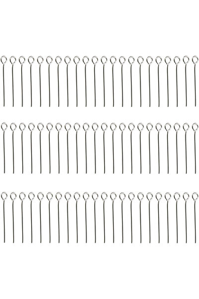 Choice13 20mm silvery 200PCS 1.6 2.0 3.0 cm Mini Metal Wire Eyepins Beading S...