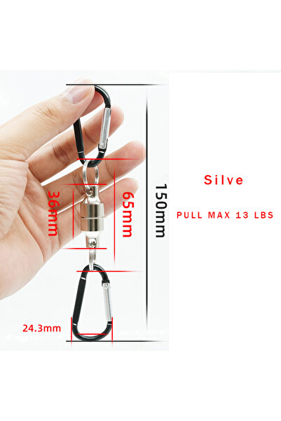 Choice Silve Carp Fishing Imans Tool Release Holder Fly Fishing Retractor Net...