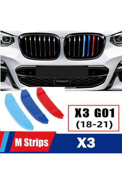 Choice47 شرائط تزيين الشبك الأمامي X3 18-21 M Power لسيارات BMW X1 X2 X3 X4 X...