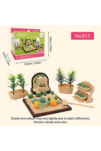 Choice11 B12 1:12 Forest Family Dollhouse Furniture Montessori Miniature Doll...