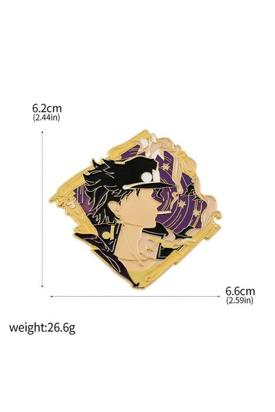 Miniso X00293-01 Anime JoJo Bizarre Adventure Keychains Killer Queen Higashik...