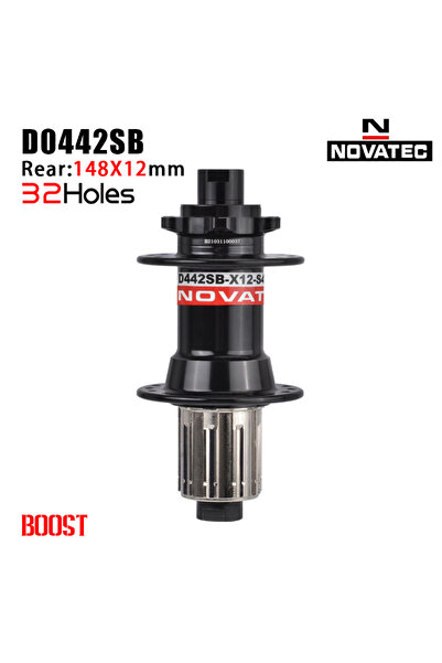 Choice1 Rear 32Holes 148X12 NOVATEC Mountain Bike Hub D041SB D042SB 32/36 Hol...