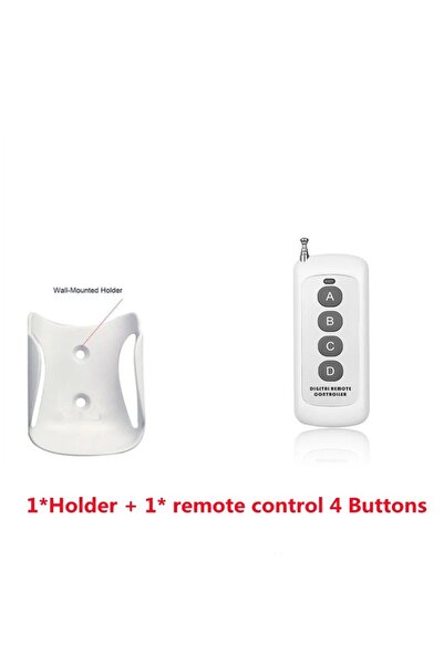 Choice 4CH add Holder 433MHz Remote Control Learning Code 1527 1000m Long Ran...
