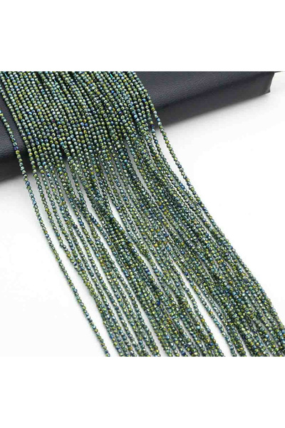 Choice6 2mm lvse 2mm Natural Stone Small Round Beads Mix Color Faceted Loose ...