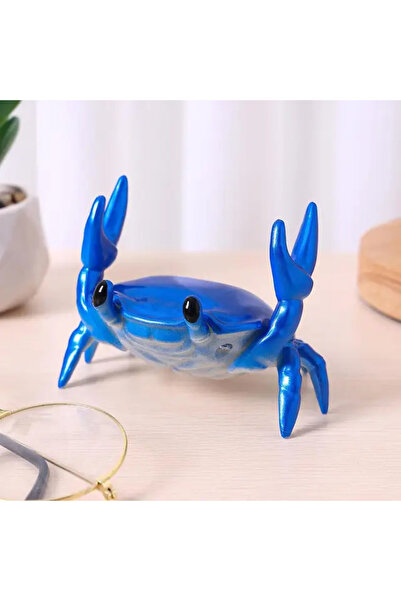 Choice blue Mobile Phone Holder Cute Crab Shape Phone Desk Bracket Mount Lazy...