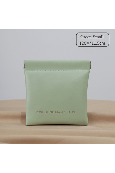 Choice Green Small 2026 Closed Bullet Bag Mini PU Earphone Storage Bag Candy ...