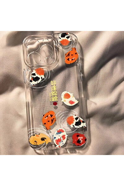 Choice15 iphone 11 only Case Koi Brings Good Luck Cartoon Cute Kawaii Phone C...